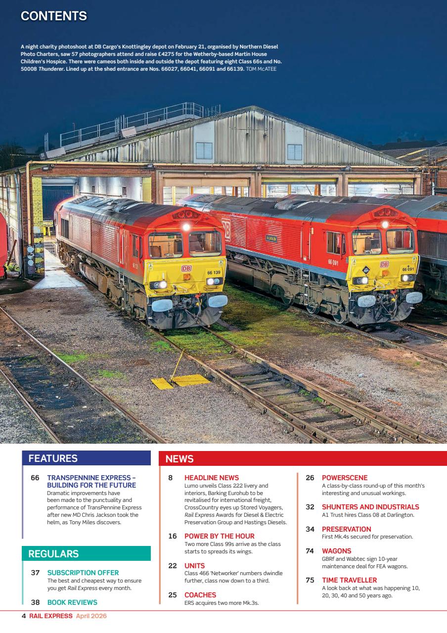 Rail Express Preview Pages
