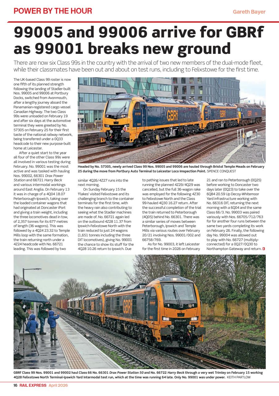 Rail Express Preview Pages
