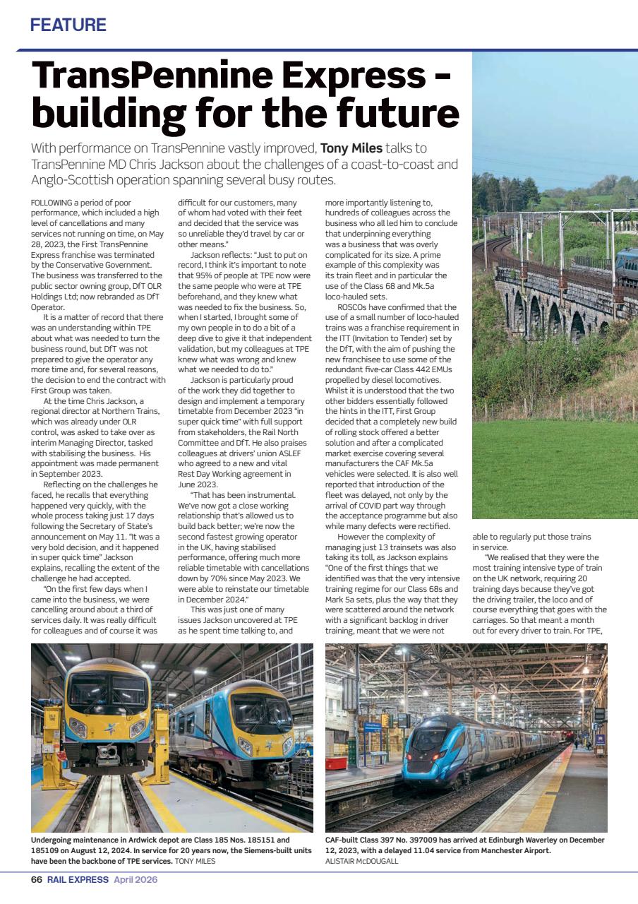 Rail Express Preview Pages