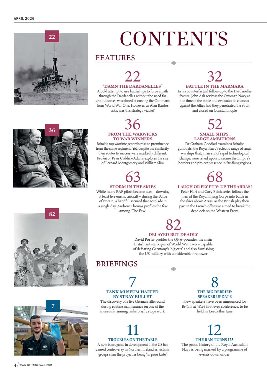 Britain at War Magazine Preview Pages