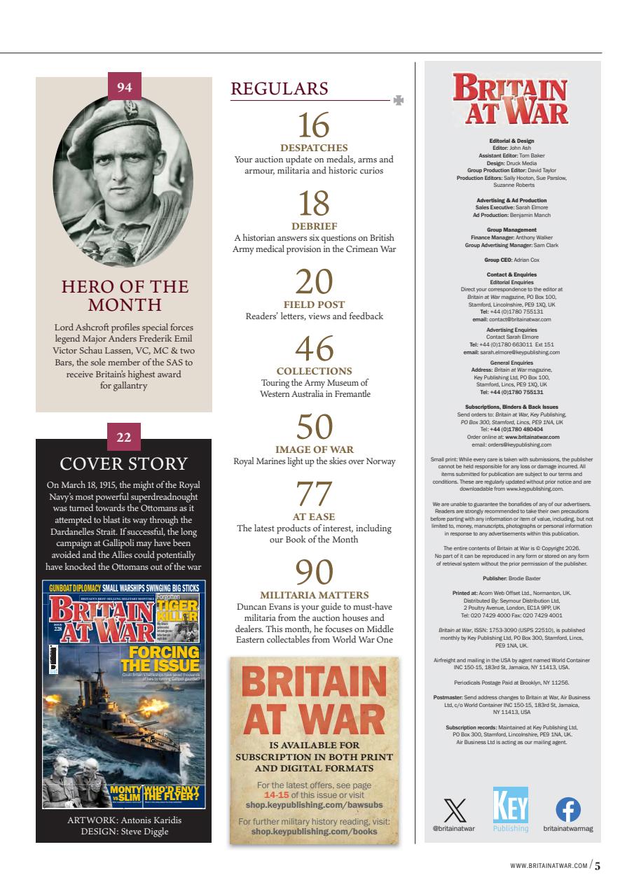 Britain at War Magazine Preview Pages