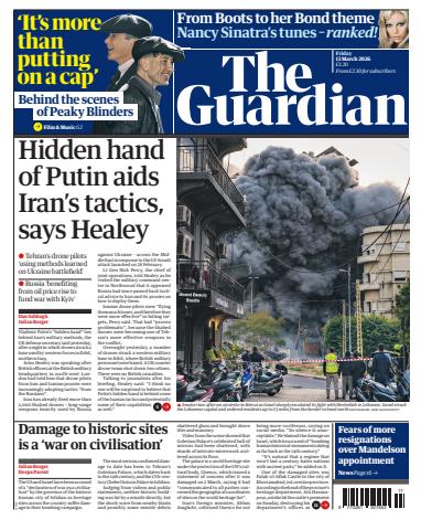 The Guardian Newspaper issue Friday, 13 March 2026