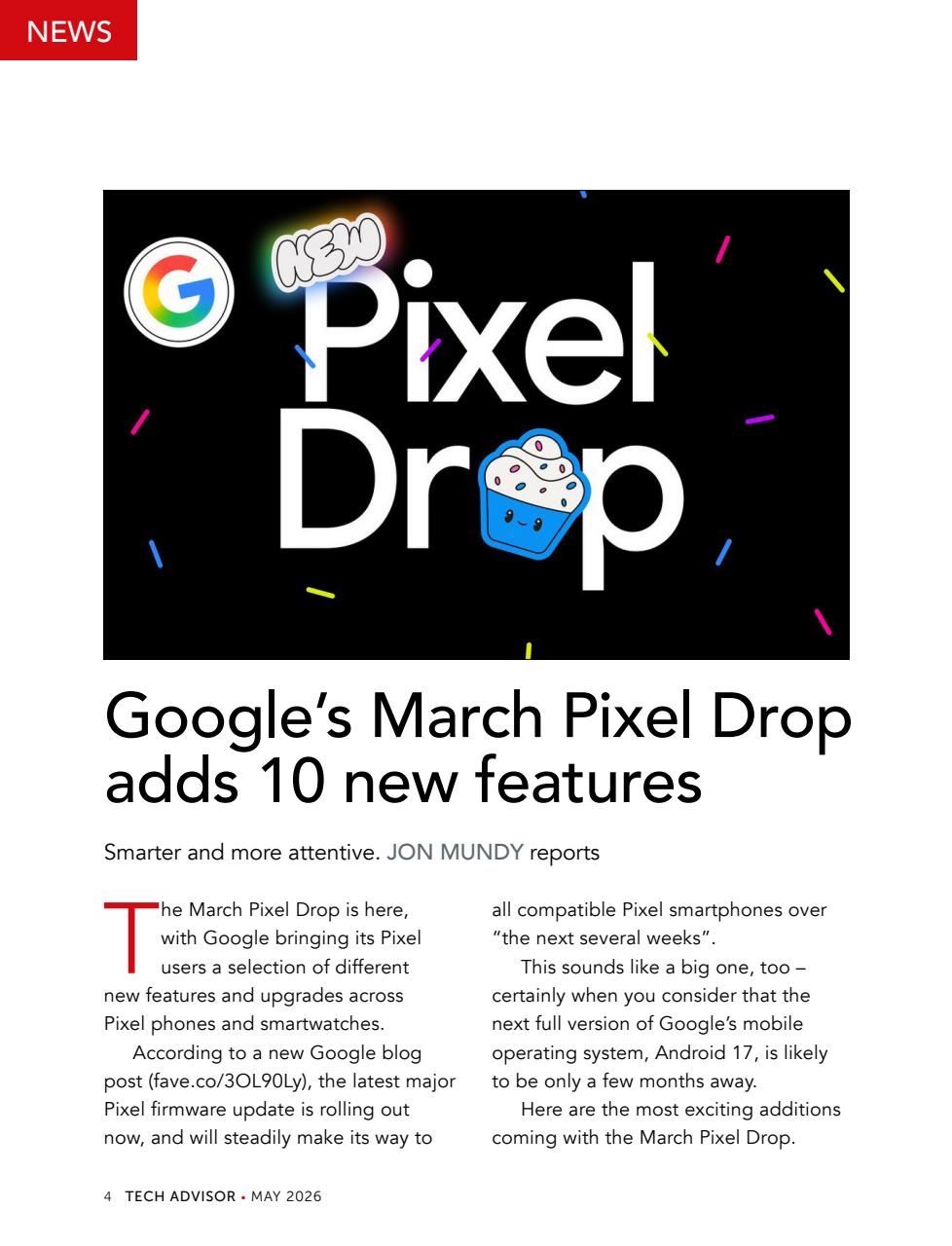 Tech Advisor Preview Pages