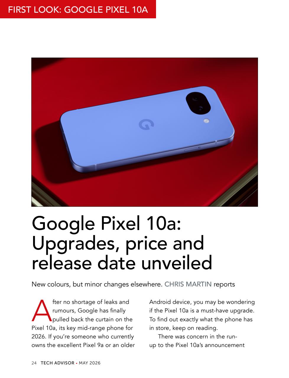 Tech Advisor Preview Pages