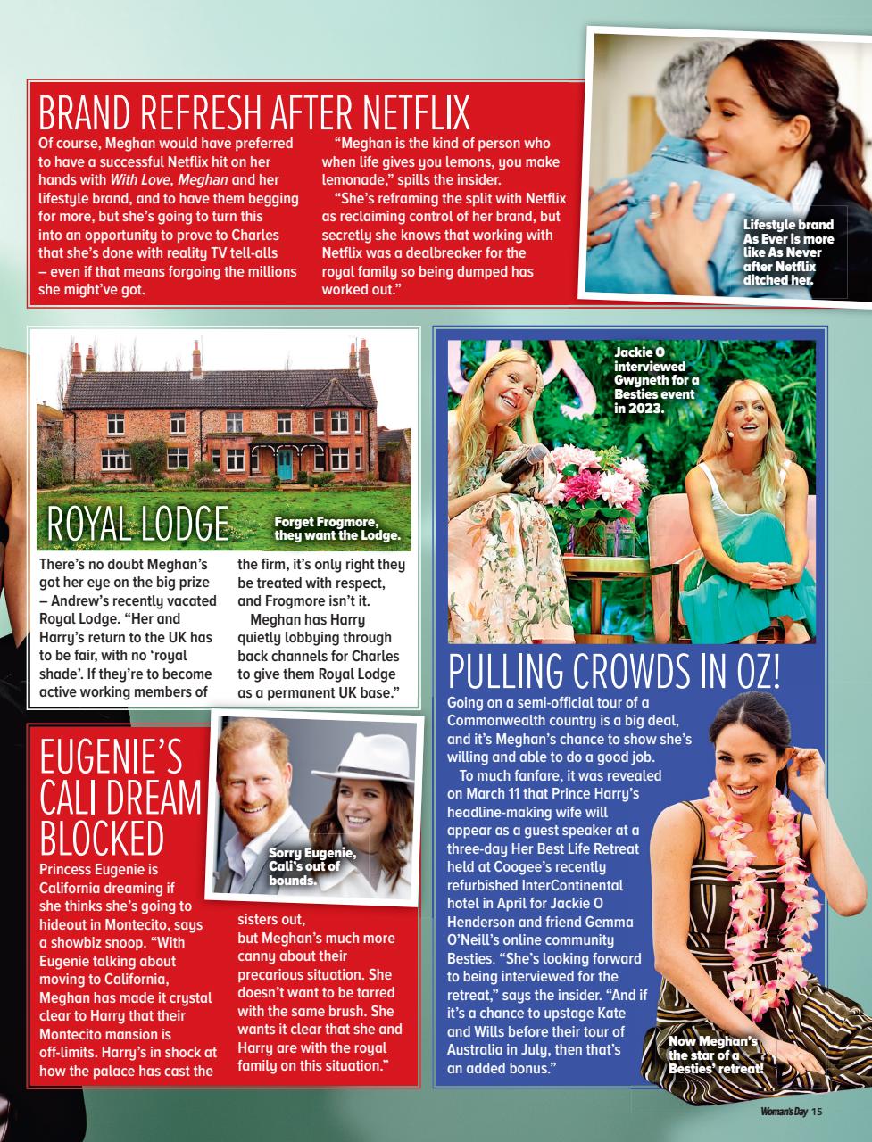 Woman's Day Australia Preview Pages