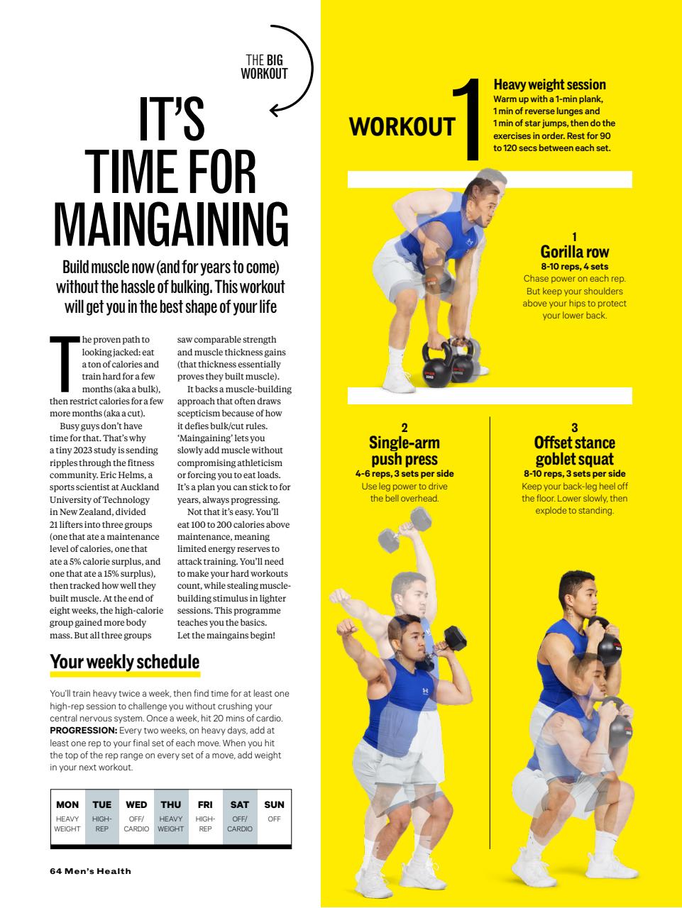 Men's Health Preview Pages