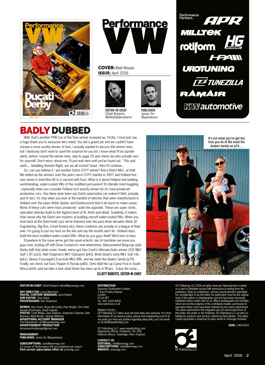 Performance VW Preview Pages