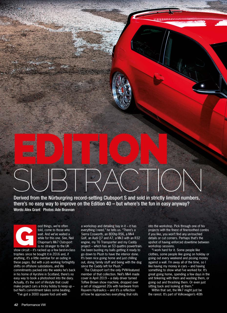 Performance VW Preview Pages