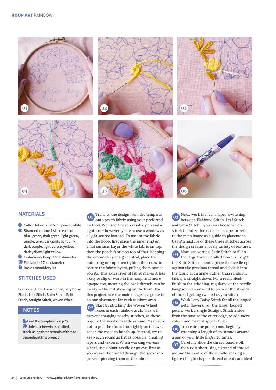 Love Embroidery Preview Pages