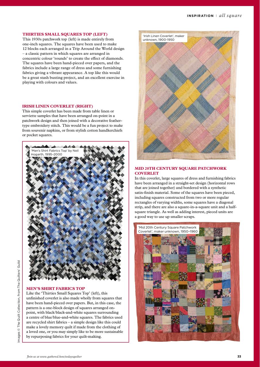 Today’s Quilter Preview Pages