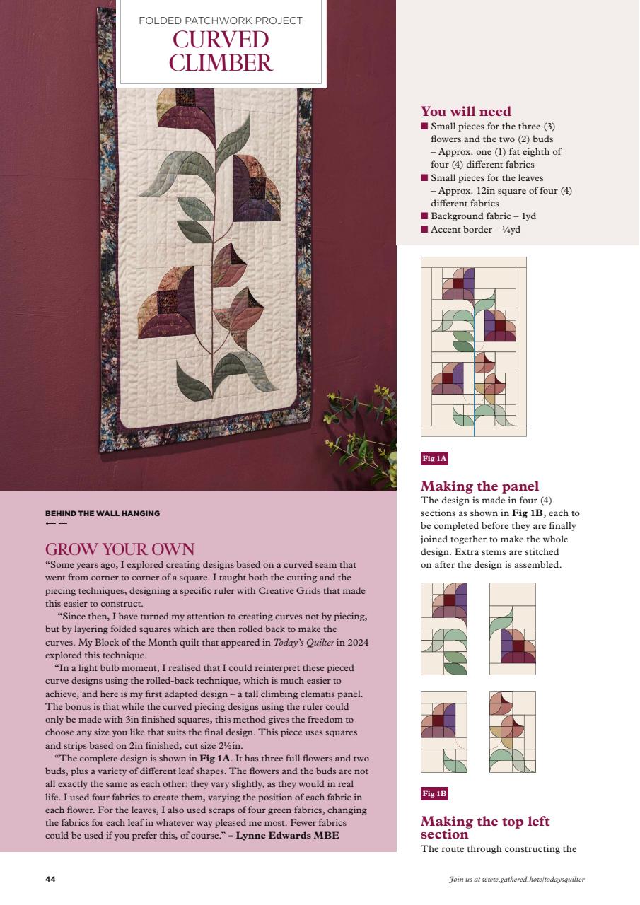 Today’s Quilter Preview Pages