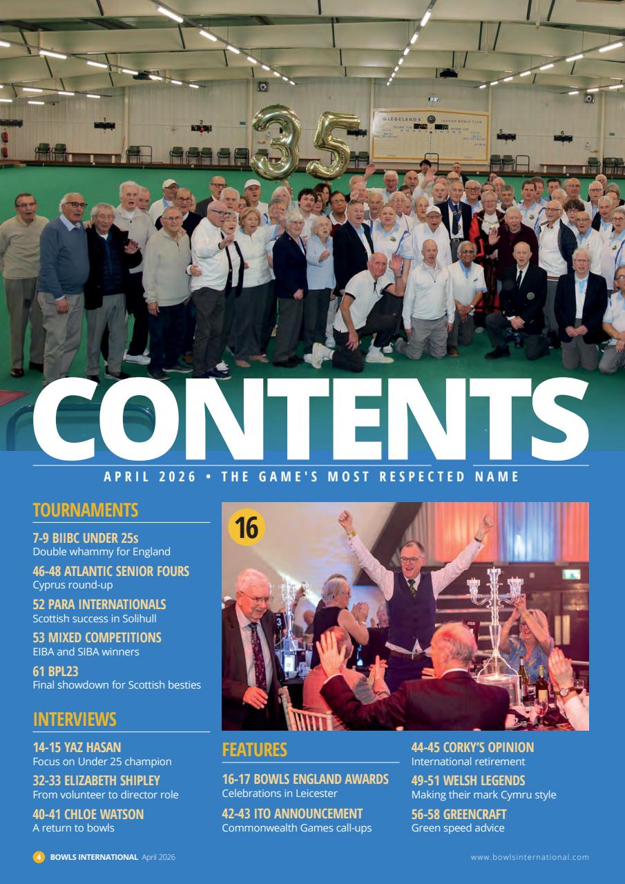 Bowls International Preview Pages