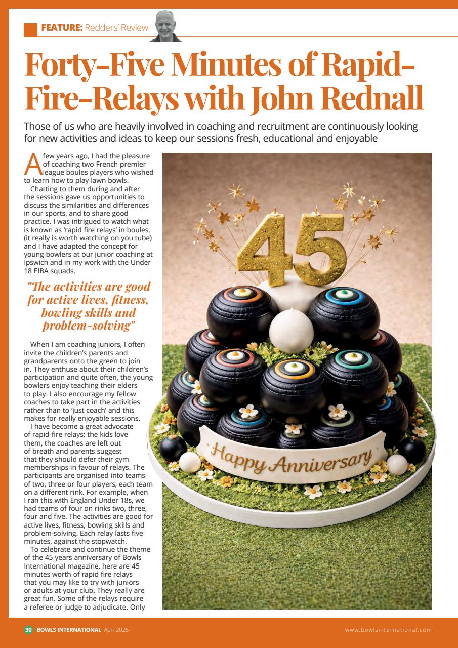 Bowls International Preview Pages