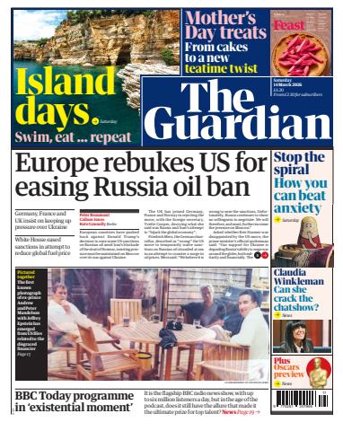 The Guardian Newspaper issue Saturday, 14 March 2026