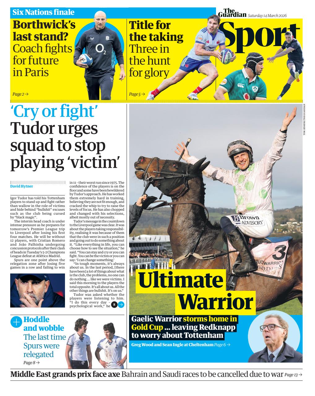 The Guardian Newspaper Preview Pages