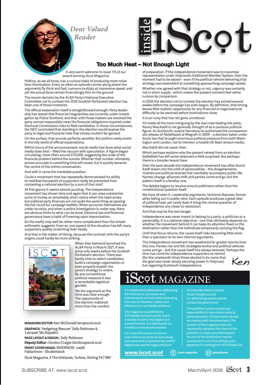 iScot Magazine Preview Pages