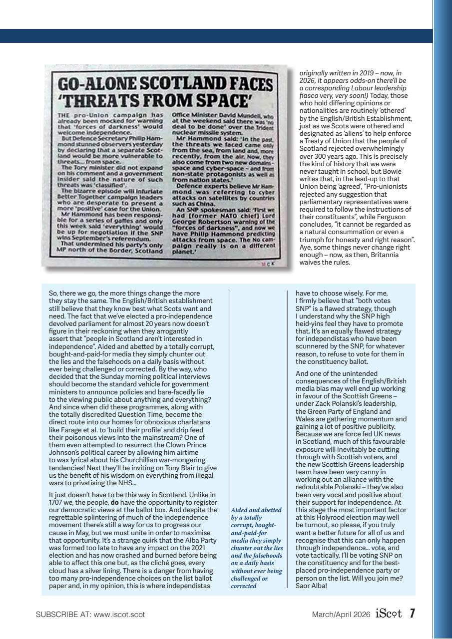 iScot Magazine Preview Pages