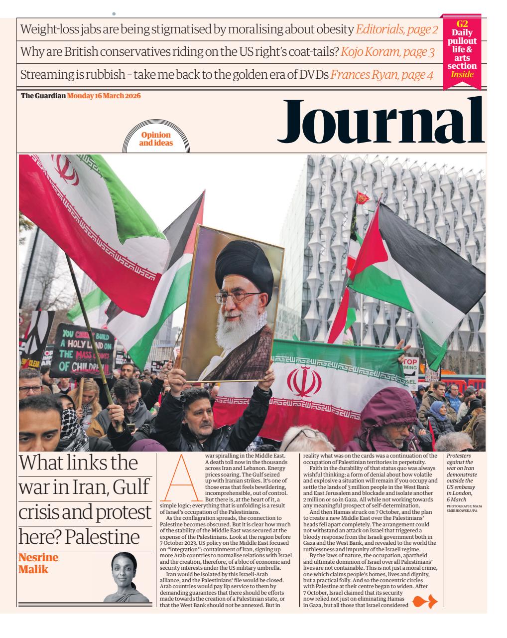 The Guardian Newspaper Preview Pages