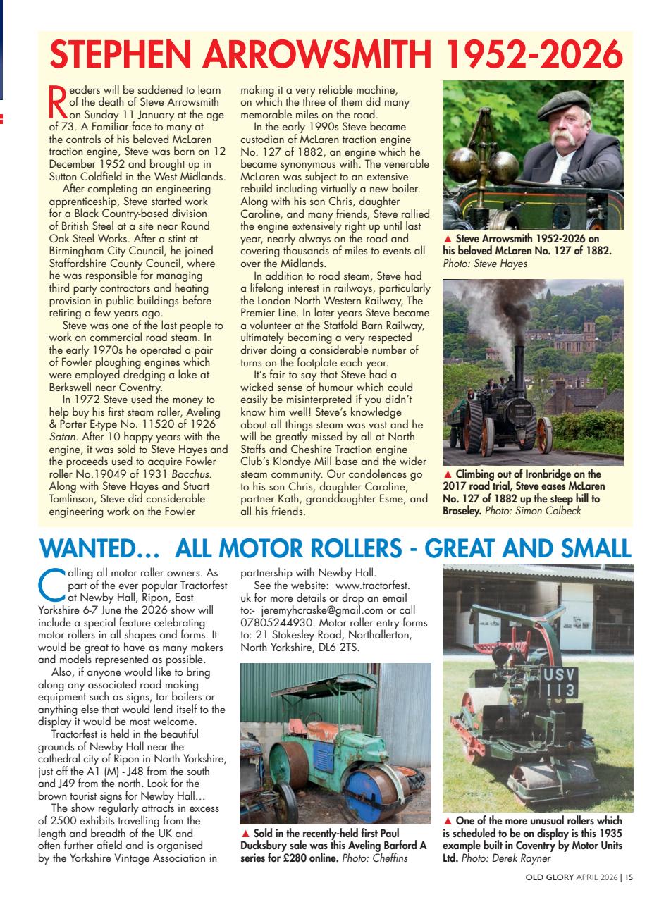 Old Glory Magazine Preview Pages