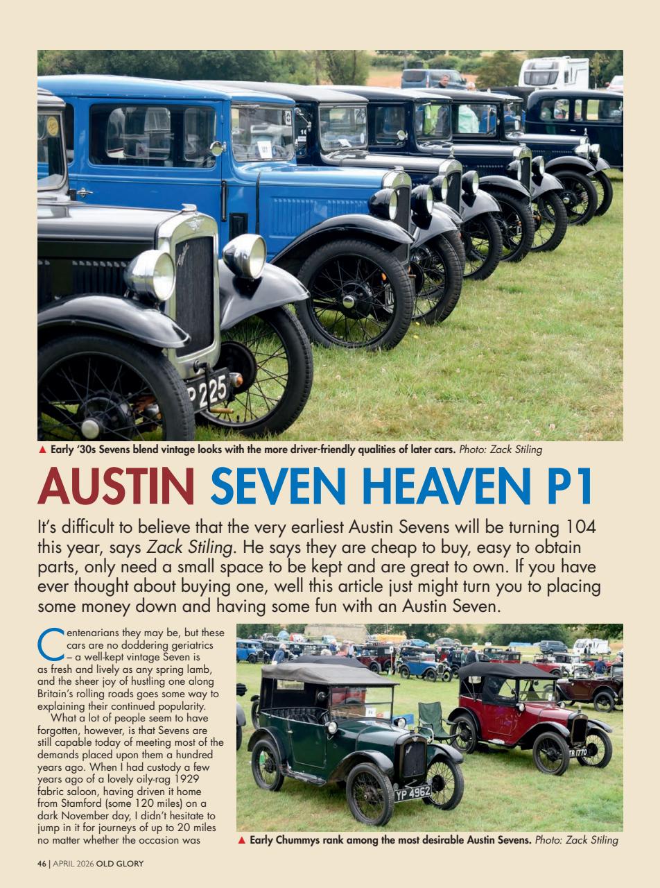 Old Glory Magazine Preview Pages