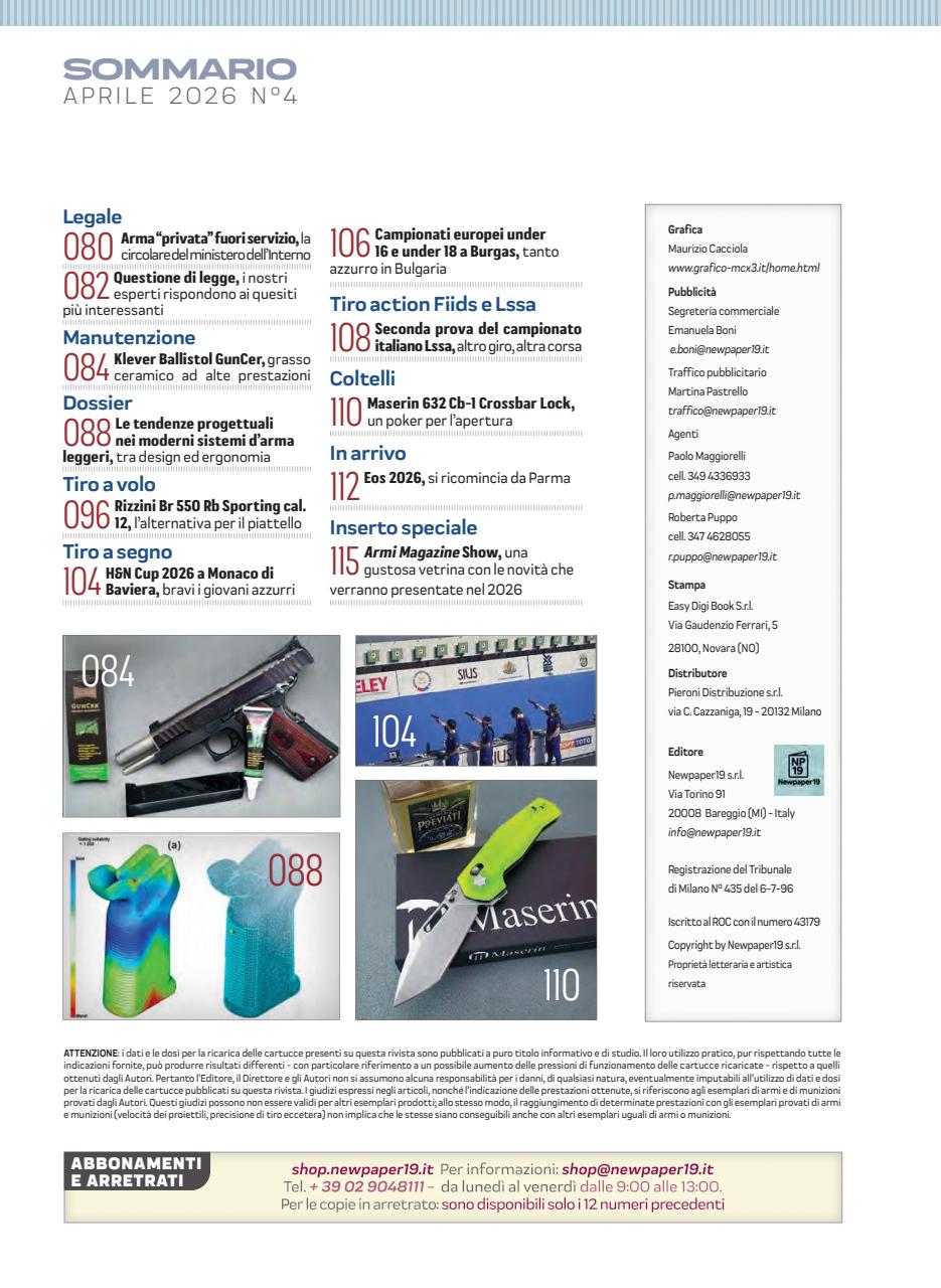 ARMI MAGAZINE Preview Pages