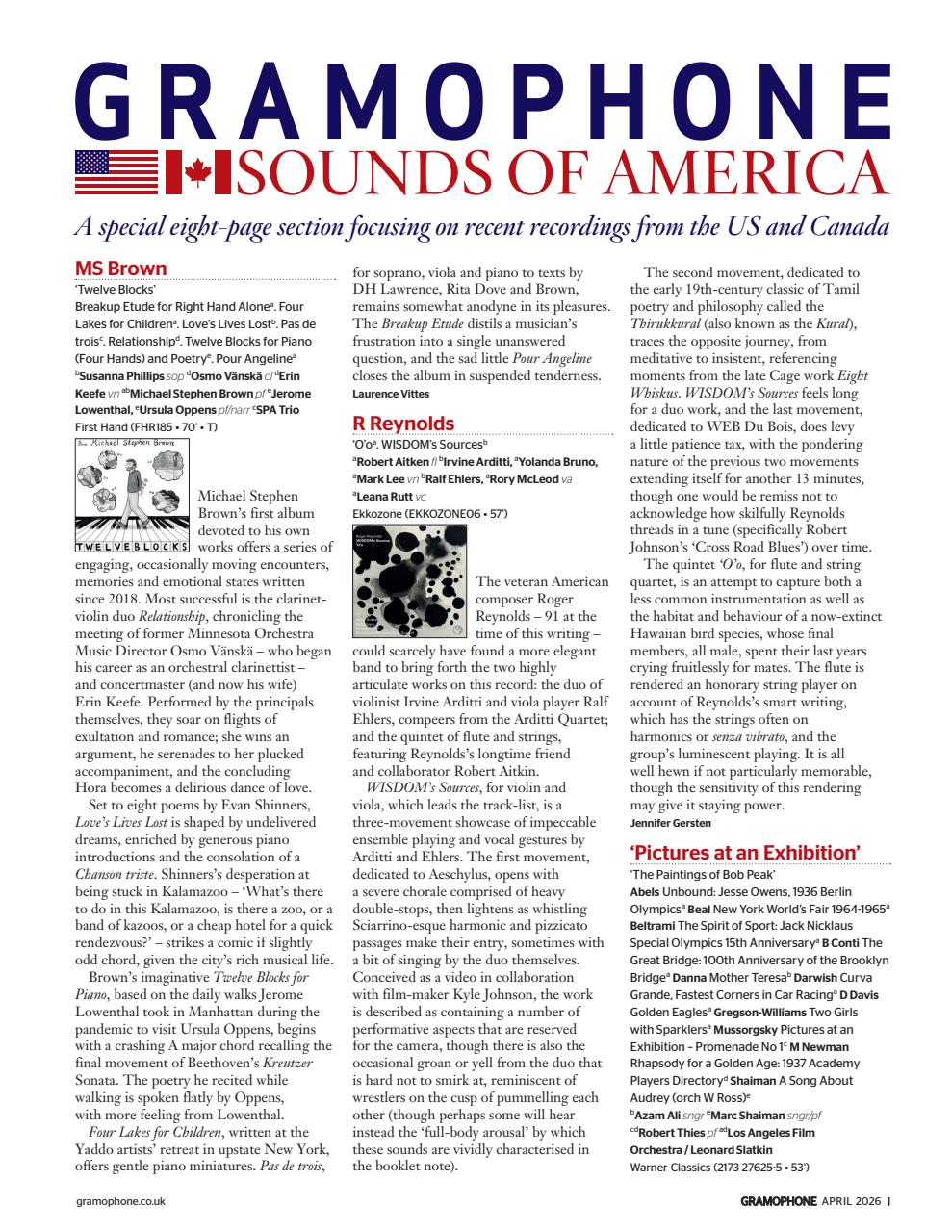 Gramophone Preview Pages