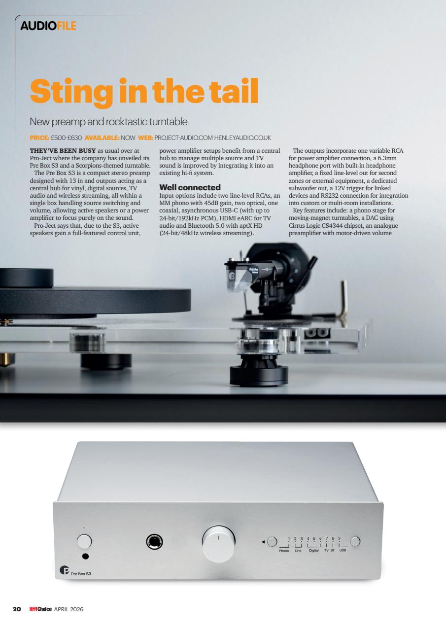 Hi-Fi Choice Preview Pages