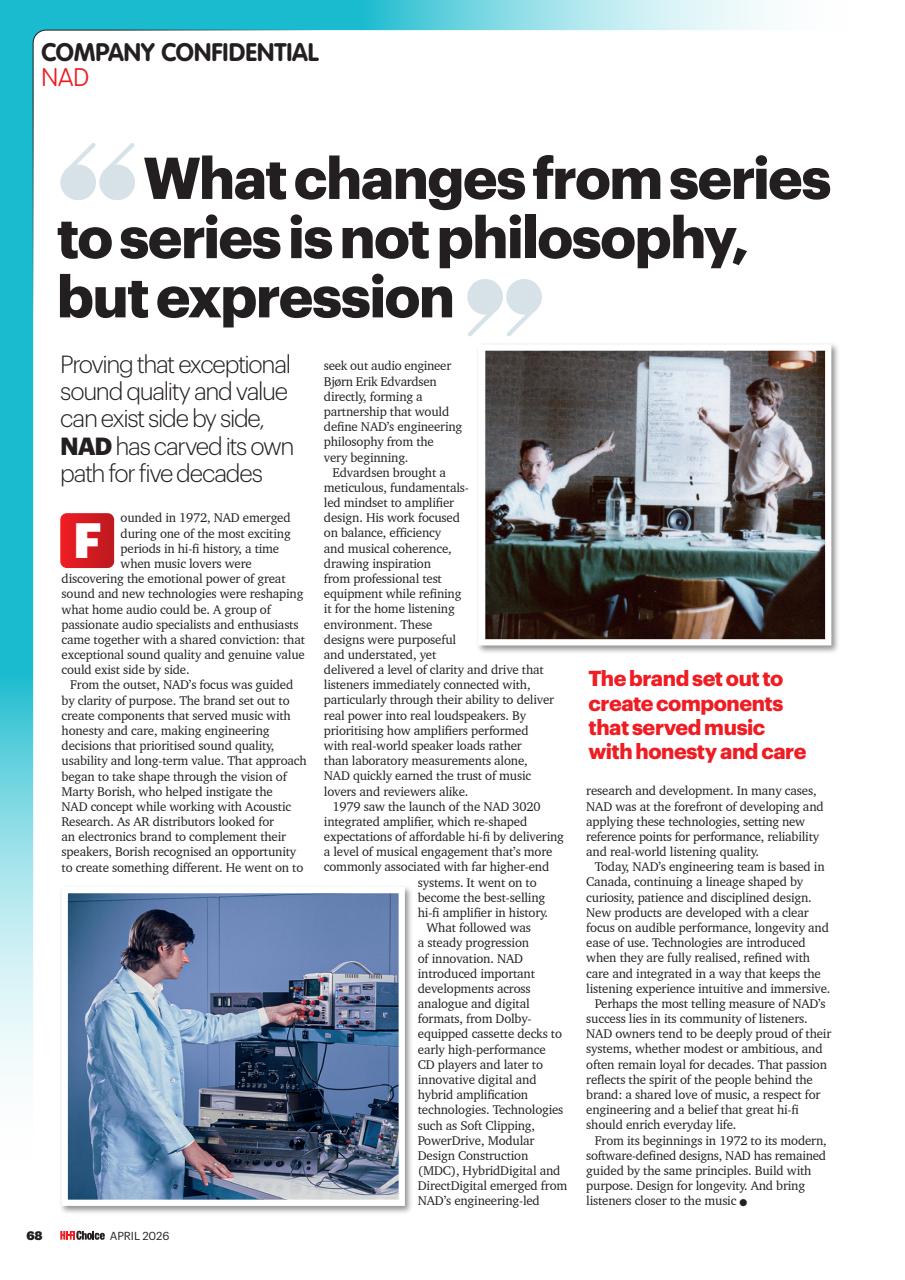 Hi-Fi Choice Preview Pages