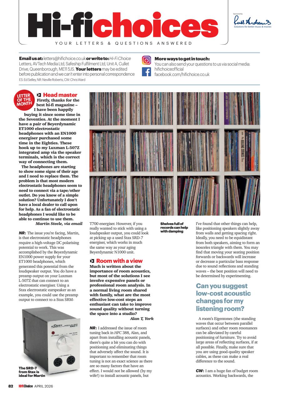 Hi-Fi Choice Preview Pages