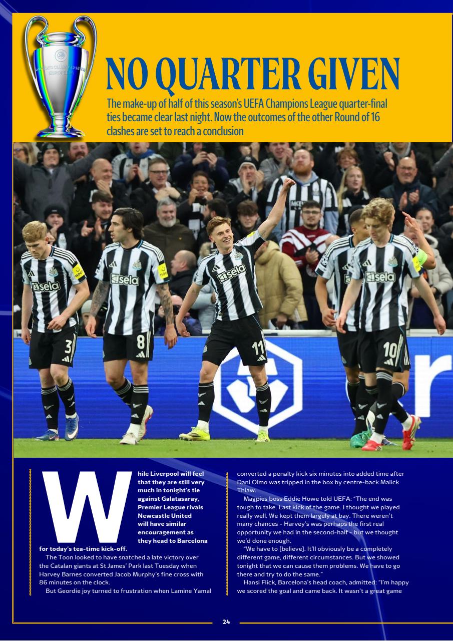 Liverpool FC Programmes Preview Pages