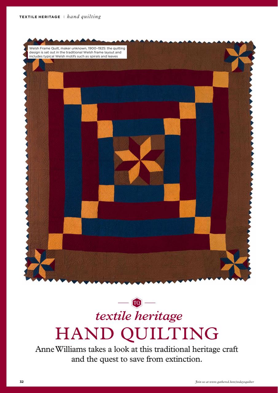 Today’s Quilter Preview Pages