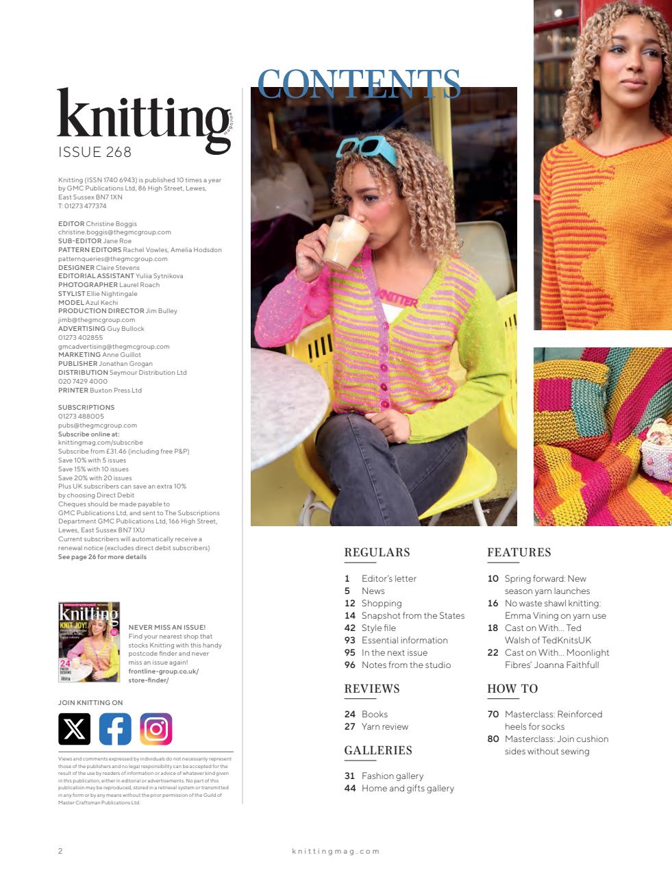 Knitting Preview Pages