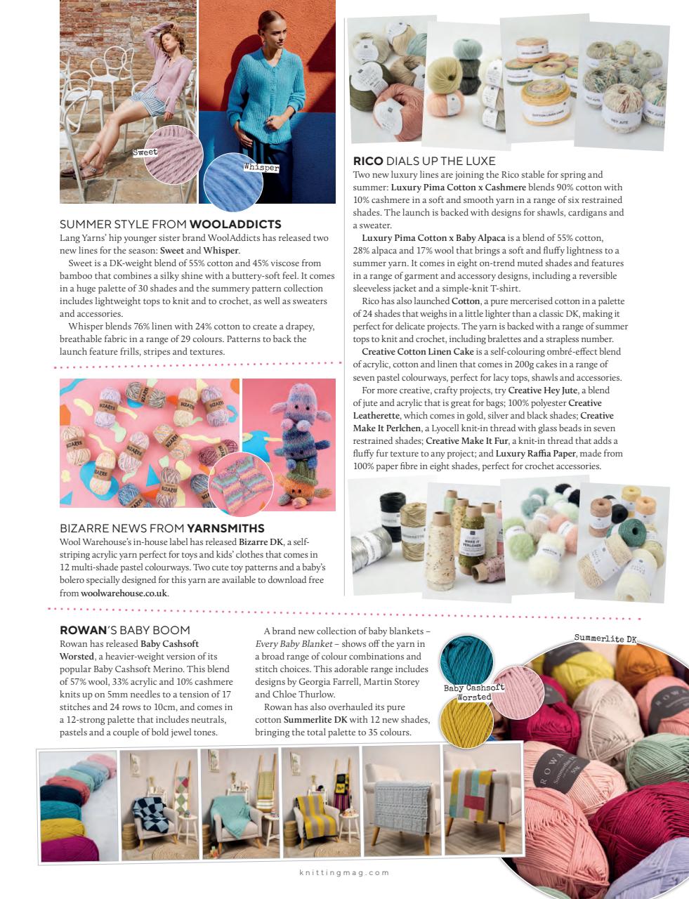 Knitting Preview Pages