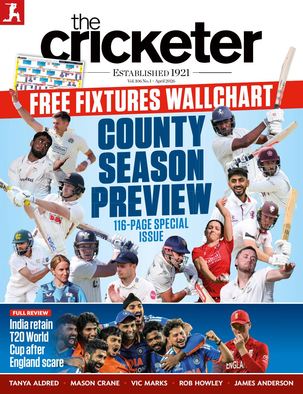 The Cricketer Magazine Preview Pages