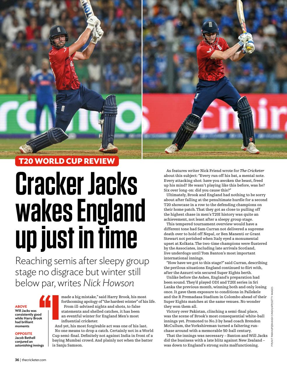 The Cricketer Magazine Preview Pages