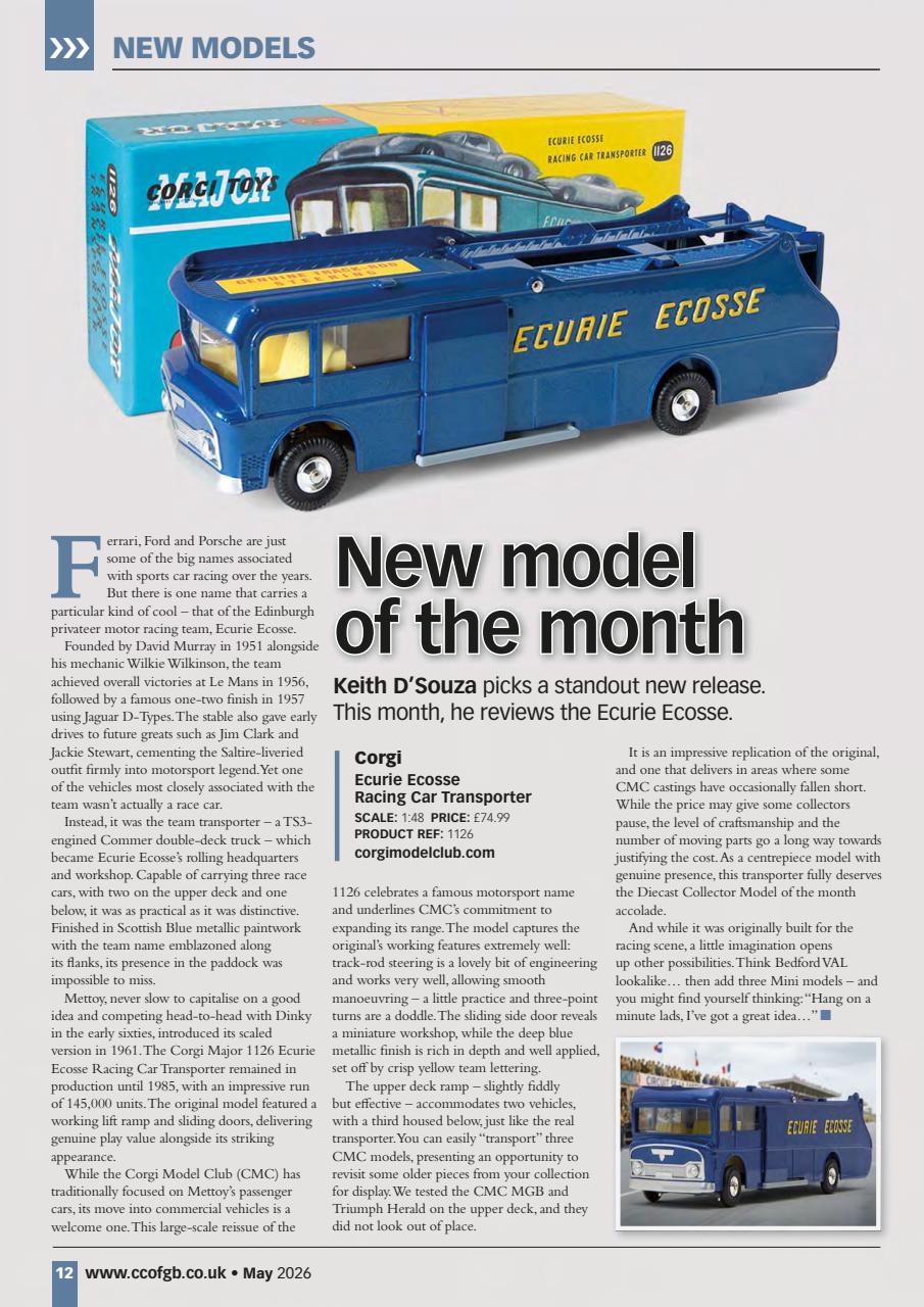 Diecast Collector Preview Pages