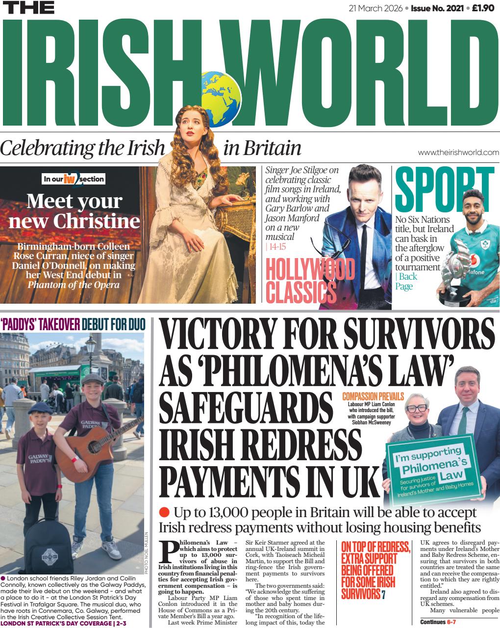 Irish World Preview Pages