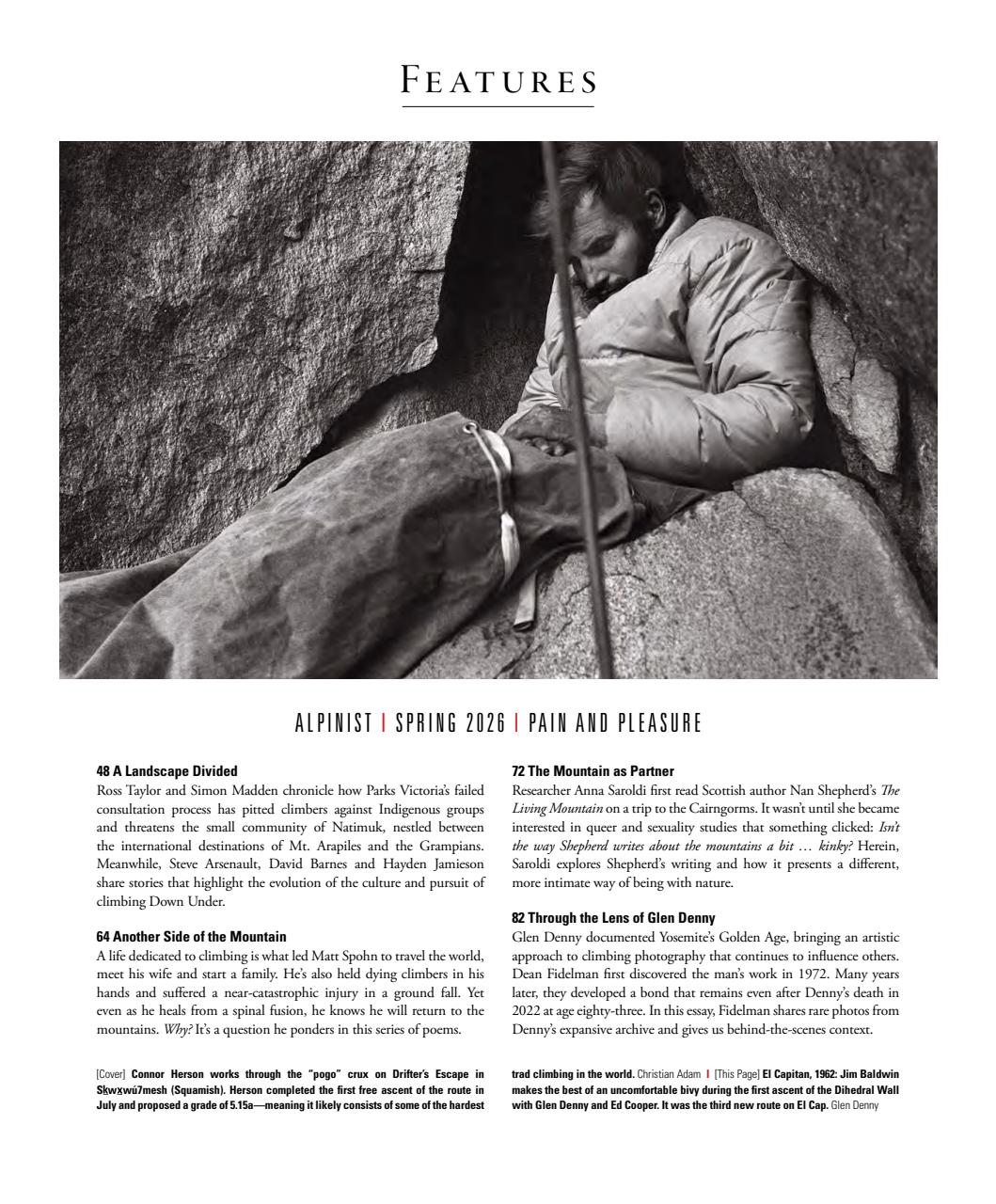 Alpinist Preview Pages
