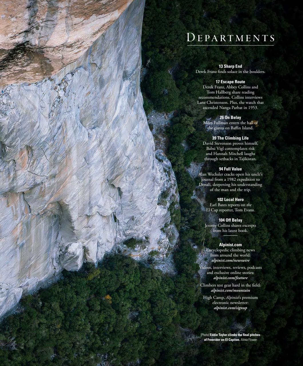 Alpinist Preview Pages