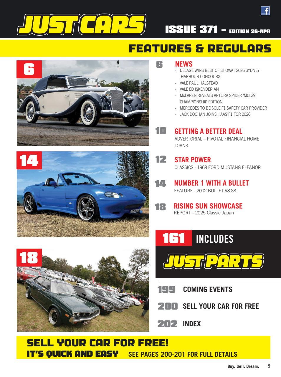 JUST CARS Preview Pages