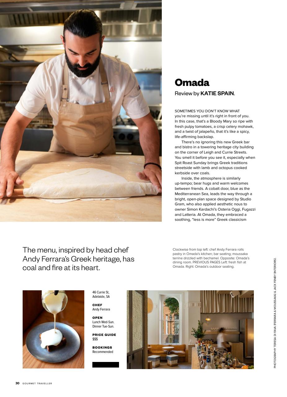 Australian Gourmet Traveller Preview Pages