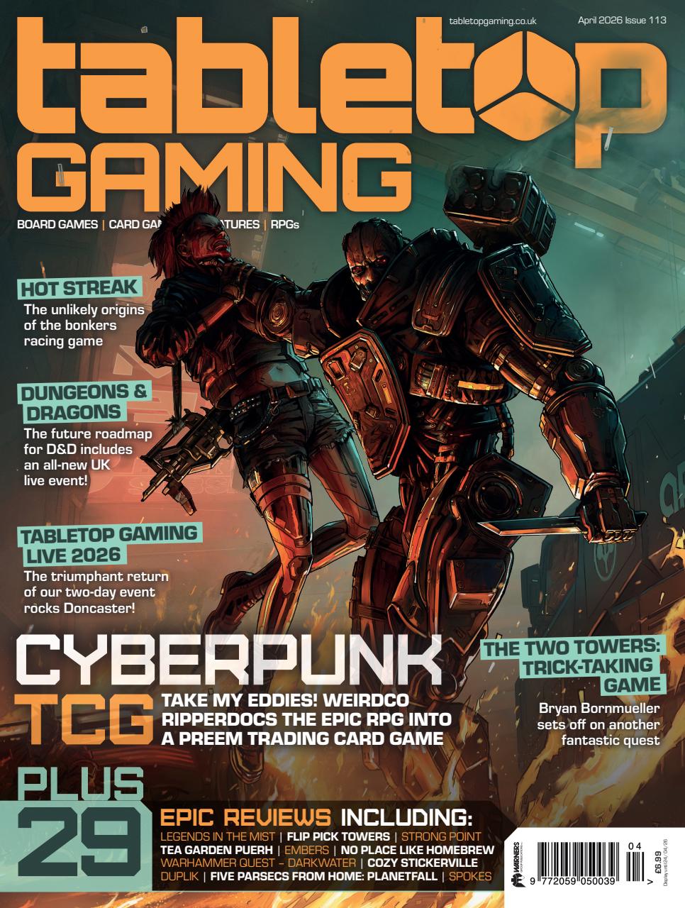 Tabletop Gaming Preview Pages