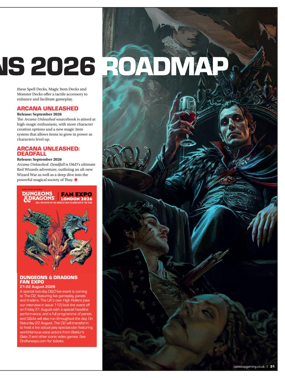 Tabletop Gaming Preview Pages