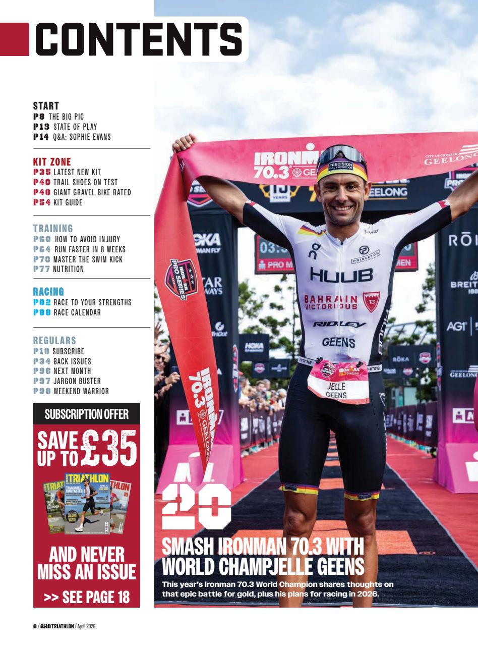 220 Triathlon Magazine Preview Pages