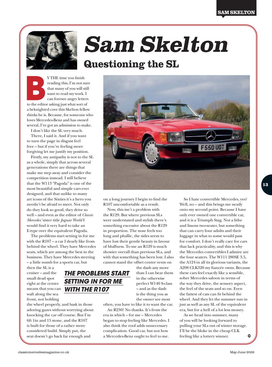 Classic Mercedes Preview Pages