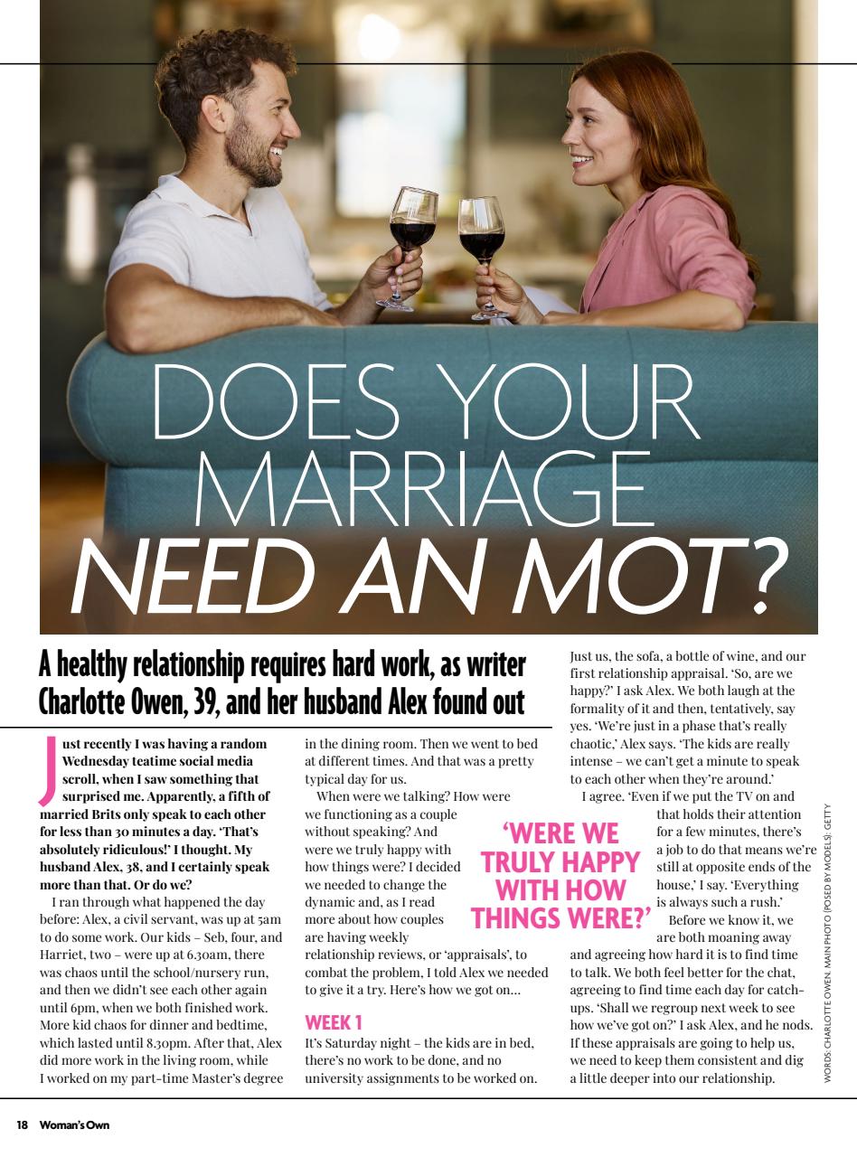 Woman's Own Preview Pages