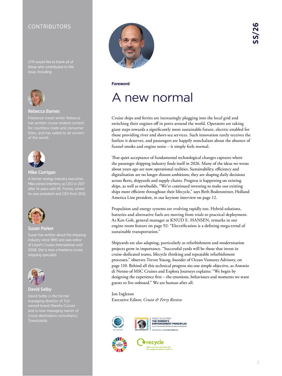 Cruise & Ferry Preview Pages