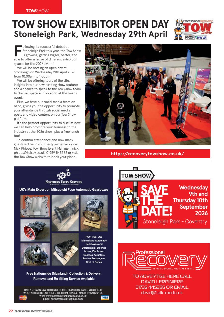 Professional Recovery Magazine Preview Pages