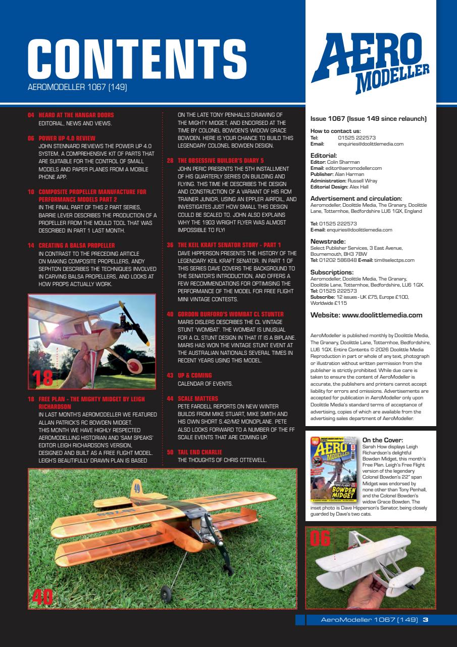 AeroModeller Preview Pages