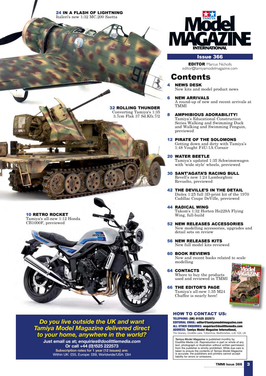 Tamiya Model Magazine Preview Pages